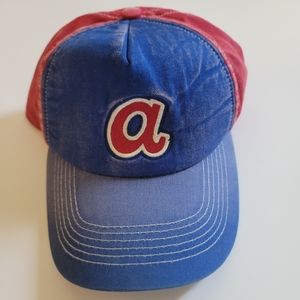Atlanta Braves Red, White and Blue Cooperstown Collection Adjustable Hat/Cap